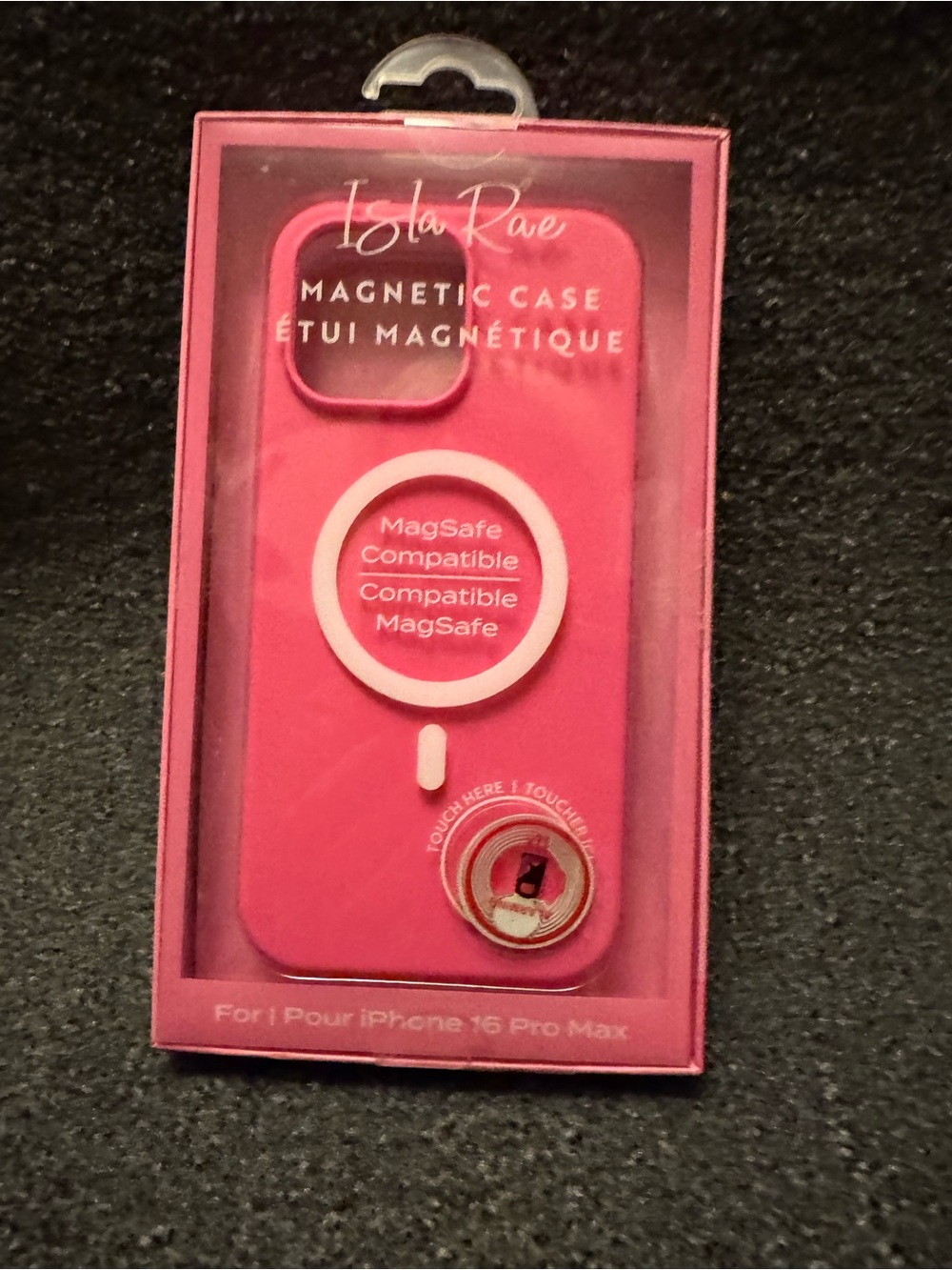 NIB - Isla Rae Pink MagSafe iPhone 16 Pro Max Case Triple Drop